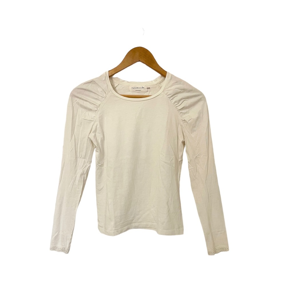 Rosemunde Copenhagen raglan shirt off-white